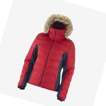 Chaquetas De Esquí Salomon STORMCOZY Mujer Rojos | MX 2411JPQ